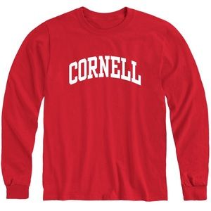 Red long sleeve Cornell shirt